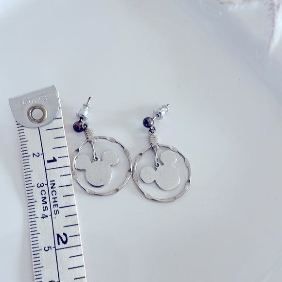 Mickey Mouse Pierced Earrings - Picture 2 of 2